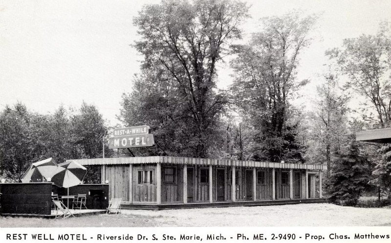 Rest-A-While Motel - Postcard (newer photo)